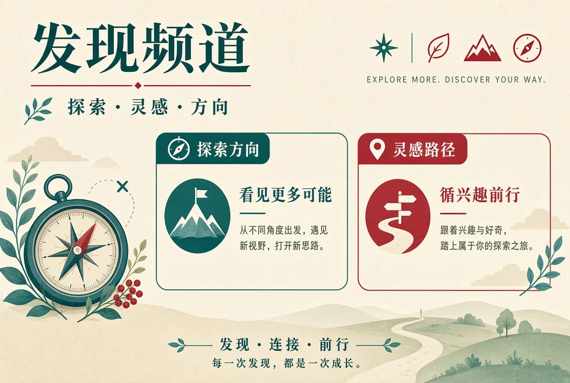 发现频道视觉导览